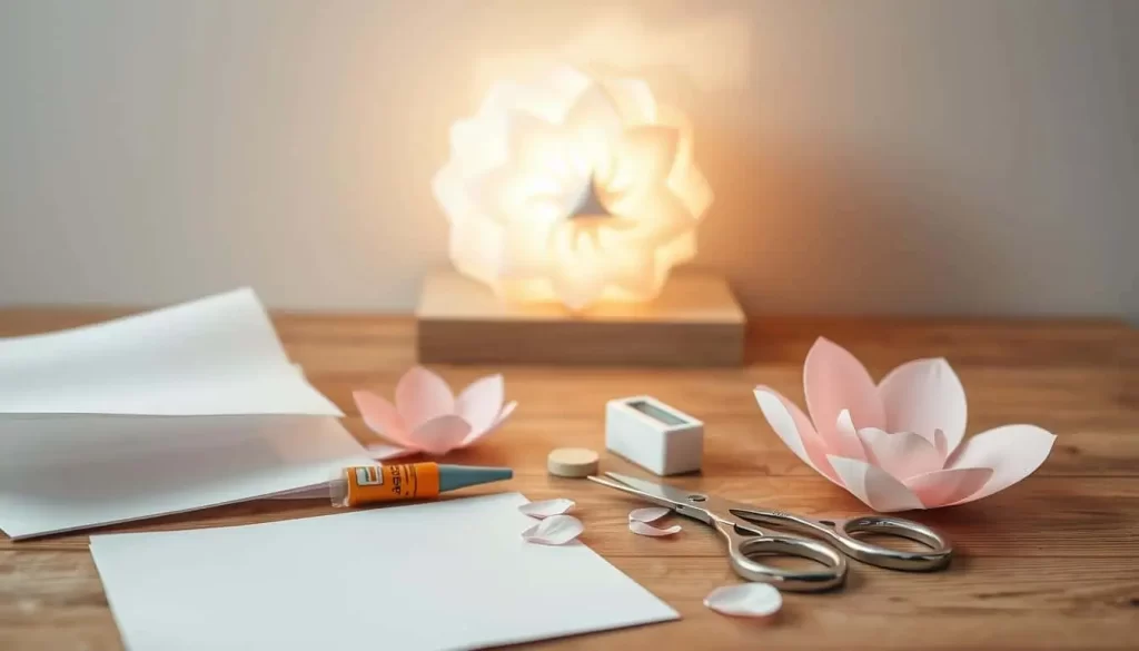 diy paper flower night light materials diy paper flower night light materials